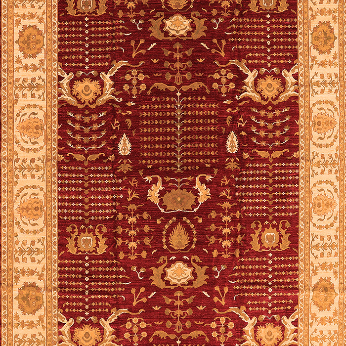Oriental Orange Industrial Rug, urb1003org