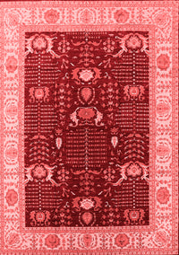 Oriental Red Industrial Rug, urb1003red