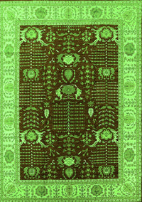 Oriental Green Industrial Rug, urb1003grn