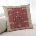Lifestyle Image of Mid-Century Modern Urban Square Red Throw Pillow, 18 inch by 18 inch, pwurb1003
