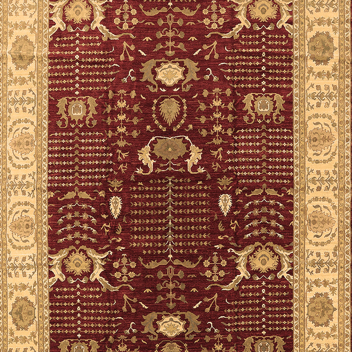 Oriental Brown Industrial Rug, urb1003brn