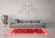 Industrial Red Washable Rugs