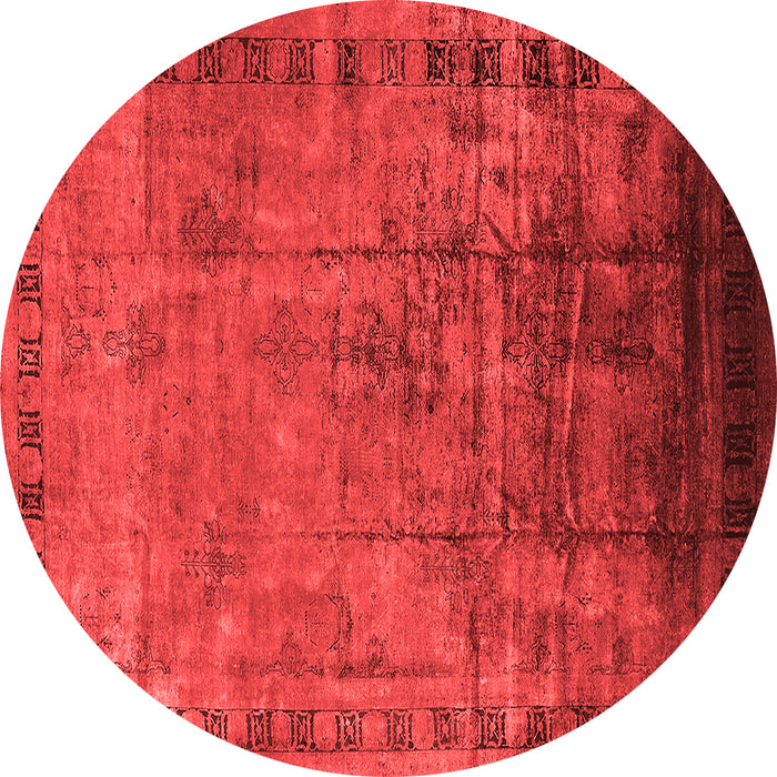 Machine Washable Oriental Red Traditional Rug, wshurb1004red