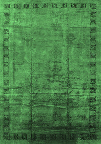 Oriental Emerald Green Traditional Rug, urb1004emgrn