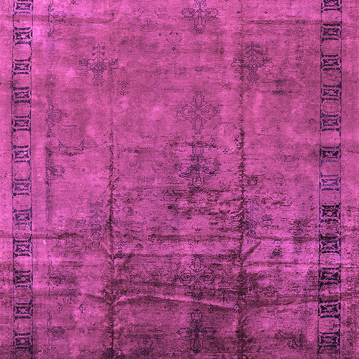 Machine Washable Oriental Purple Traditional Area Rugs, wshurb1004pur