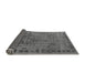 Sideview of Oriental Gray Traditional Rug, urb1004gry