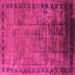 Square Oriental Pink Traditional Rug, urb1004pnk