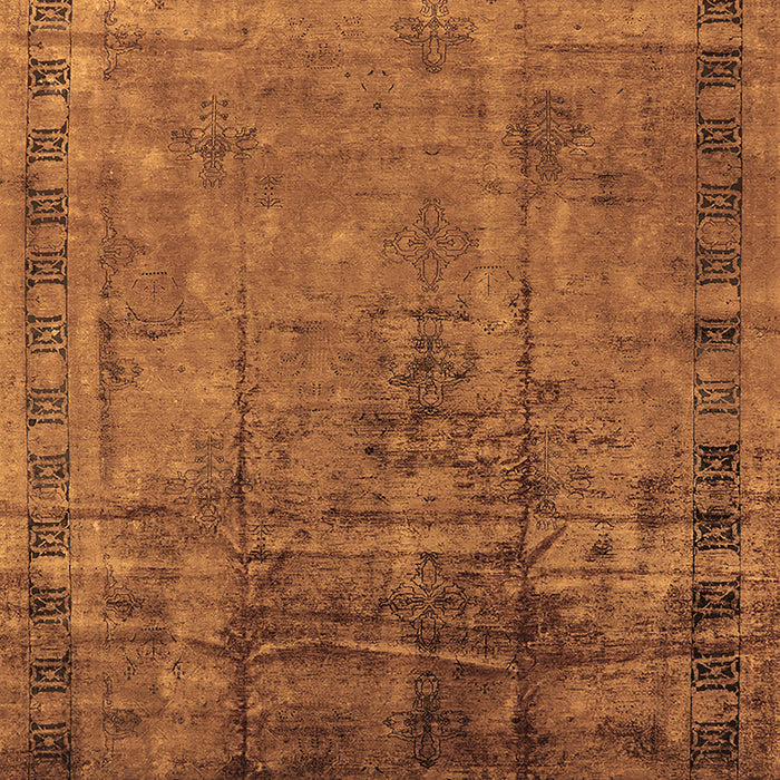 Oriental Brown Traditional Rug, urb1004brn