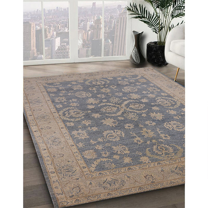 Machine Washable Industrial Modern Gray Rug in a Family Room, wshurb1005