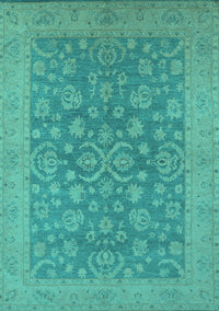 Oriental Turquoise Traditional Rug, urb1005turq