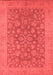 Oriental Red Traditional Area Rugs