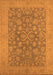 Oriental Orange Traditional Rug, urb1005org