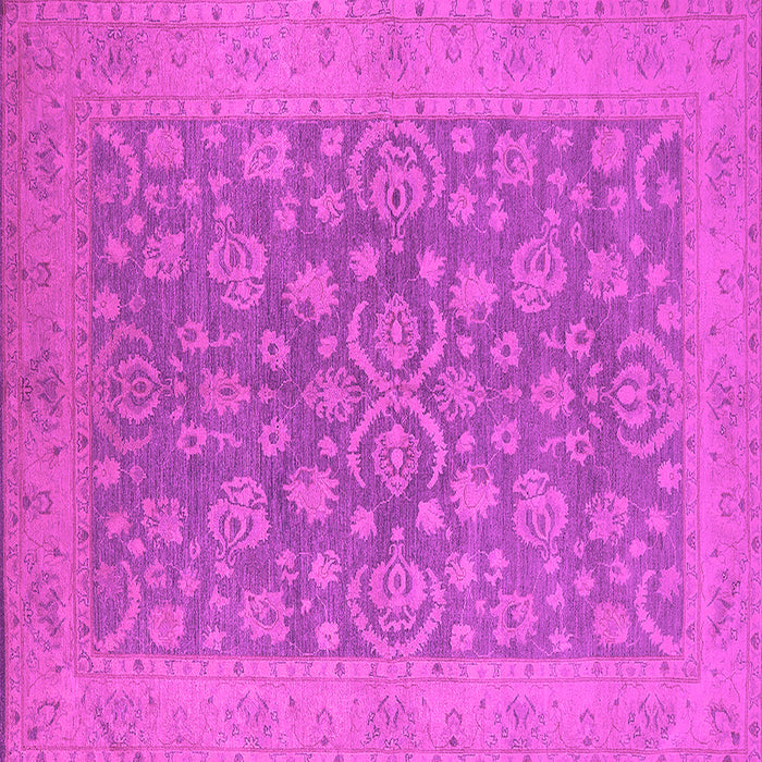 Square Oriental Pink Traditional Rug, urb1005pnk