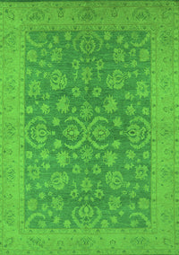 Oriental Green Traditional Rug, urb1005grn