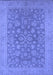 Oriental Blue Traditional Rug, urb1005blu