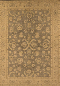 Oriental Brown Traditional Rug, urb1005brn