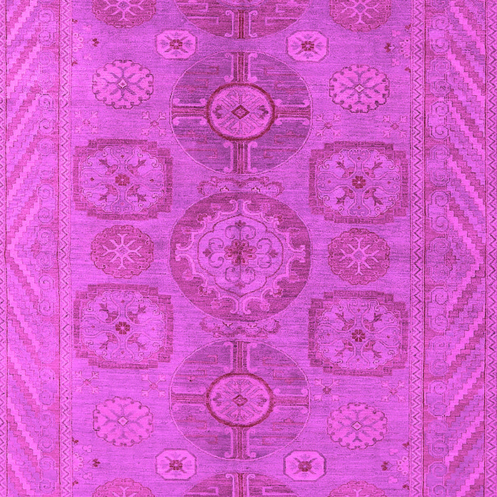 Machine Washable Oriental Pink Traditional Rug, wshurb1006pnk