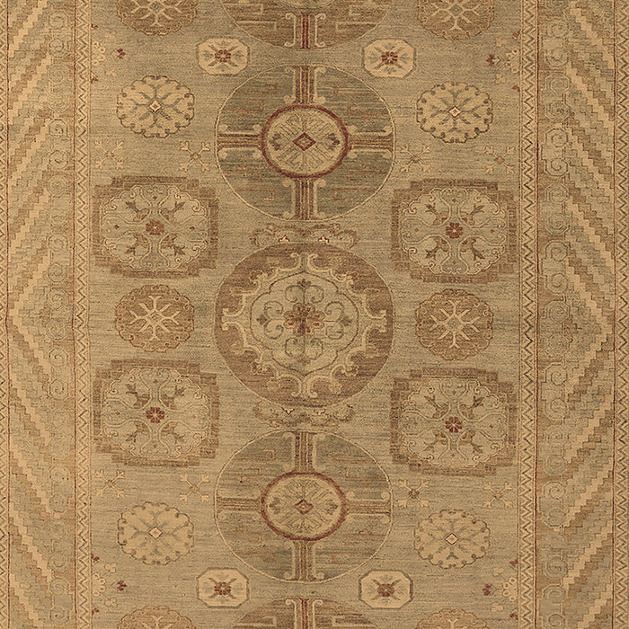 Machine Washable Oriental Brown Traditional Rug, wshurb1006brn