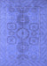 Oriental Blue Traditional Rug, urb1006blu