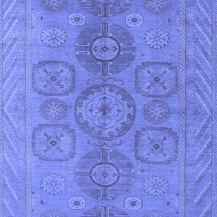 Oriental Blue Traditional Rug, urb1006blu