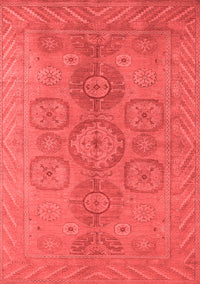 Oriental Red Traditional Rug, urb1006red