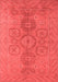 Oriental Red Traditional Area Rugs