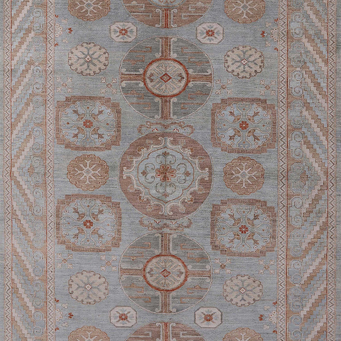 Mid-Century Modern Rose Purple Oriental Rug, urb1006