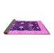 Sideview of Oriental Pink Industrial Rug, urb1007pnk