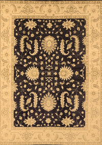 Oriental Brown Industrial Rug, urb1007brn