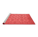 Industrial Red Washable Rugs