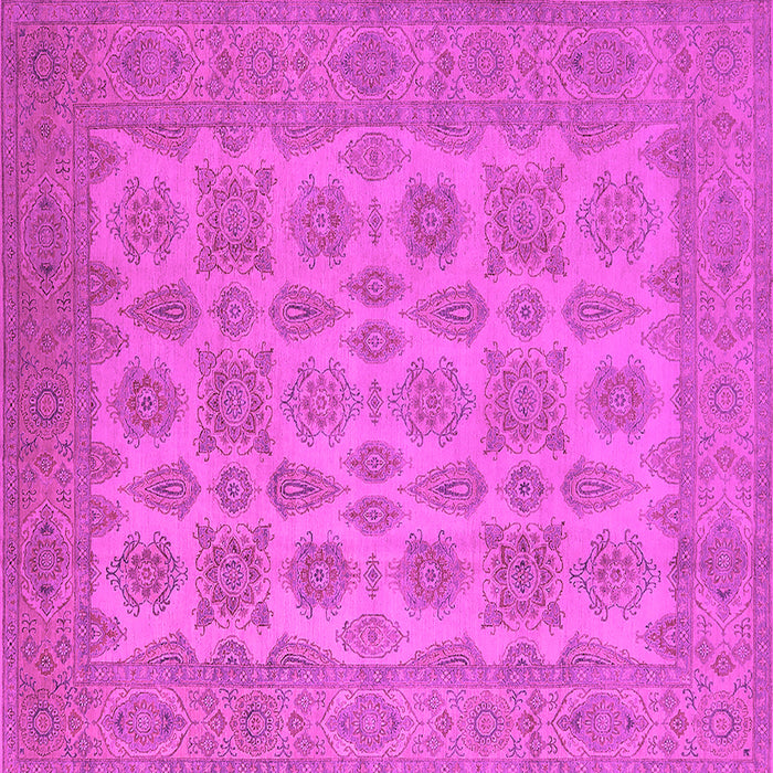 Square Oriental Pink Industrial Rug, urb1008pnk
