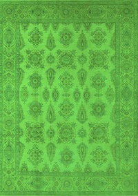 Oriental Green Industrial Rug, urb1008grn