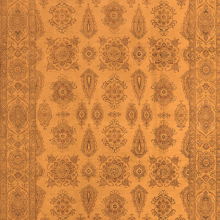 Machine Washable Oriental Orange Industrial Area Rugs, wshurb1008org