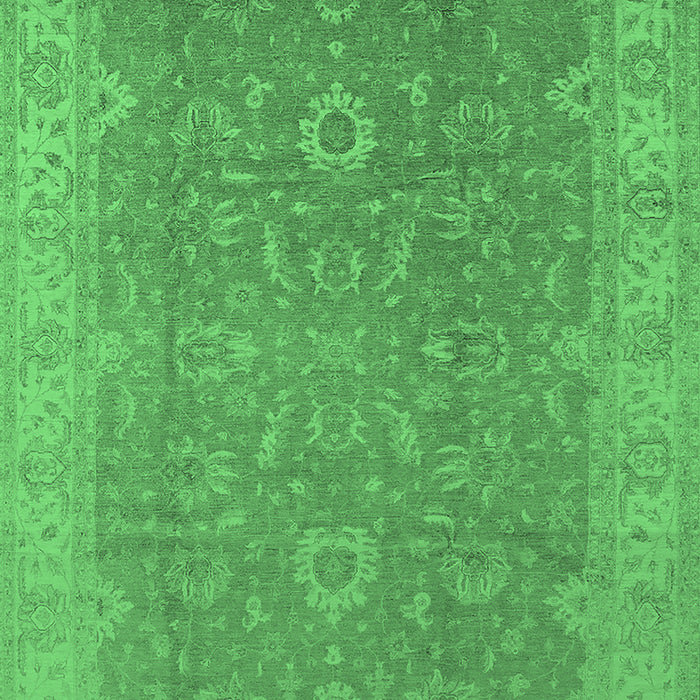Oriental Emerald Green Industrial Rug, urb1009emgrn