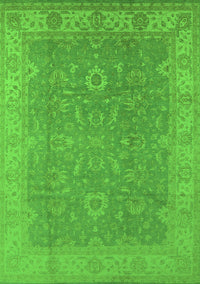 Oriental Green Industrial Rug, urb1009grn