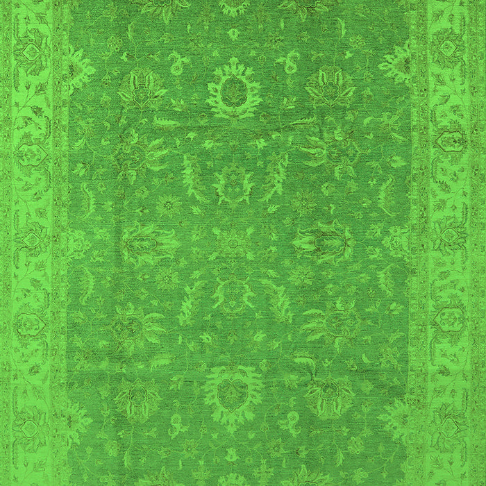 Oriental Green Industrial Rug, urb1009grn