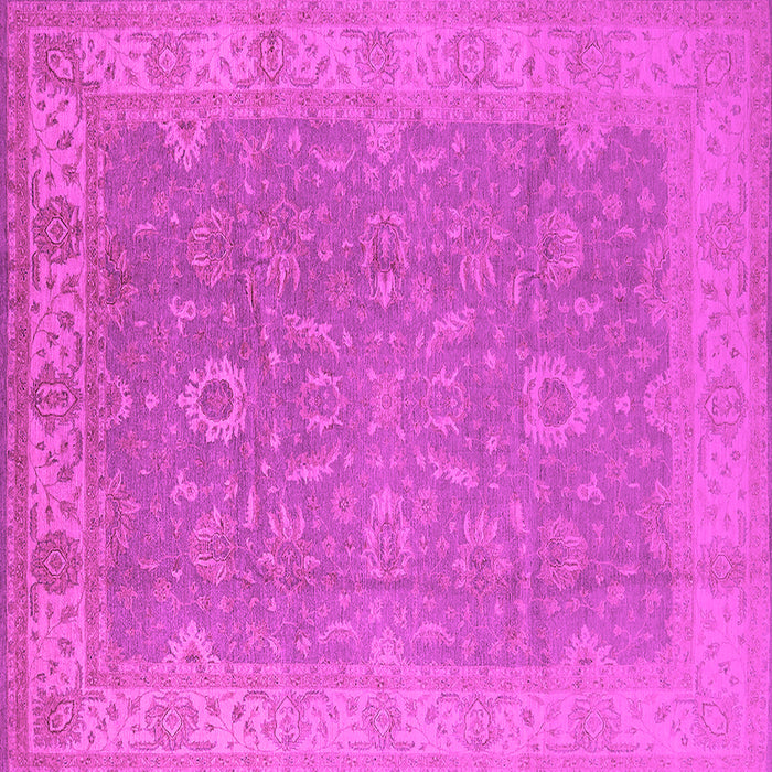 Square Oriental Pink Industrial Rug, urb1009pnk