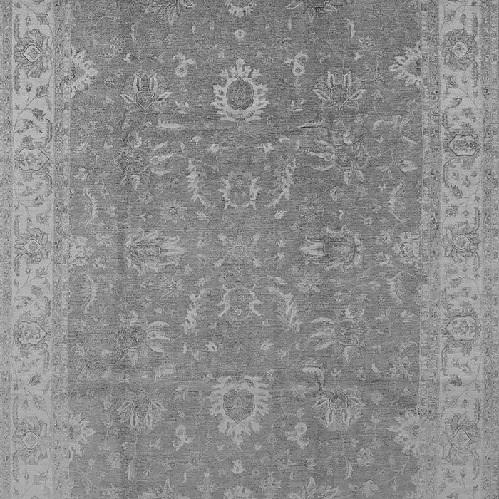 Machine Washable Oriental Gray Industrial Rug, wshurb1009gry