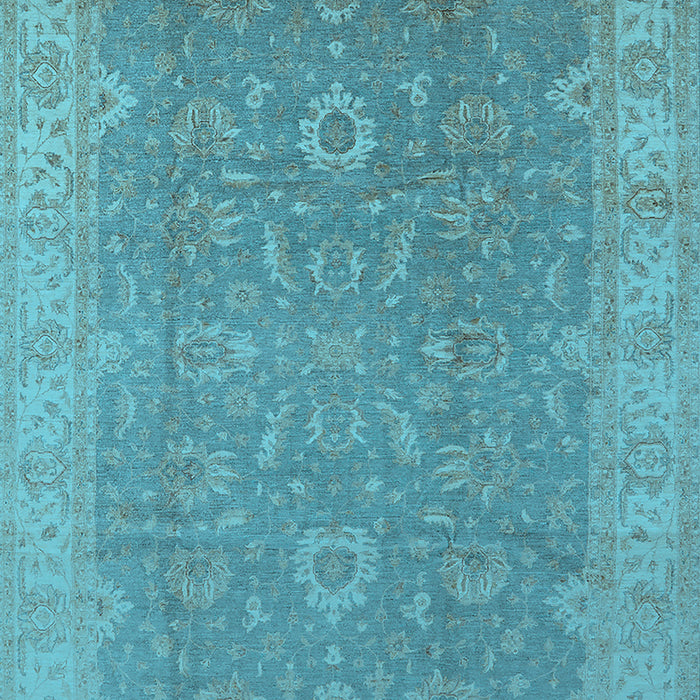 Oriental Light Blue Industrial Rug, urb1009lblu