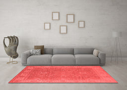Industrial Red Washable Rugs