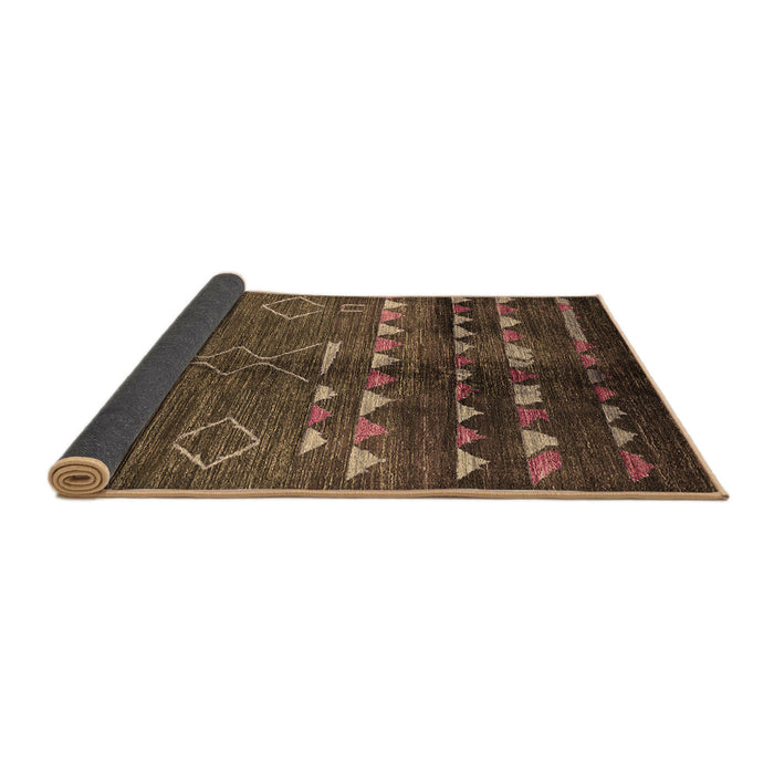 Sideview of Oriental Brown Industrial Rug, urb1010brn