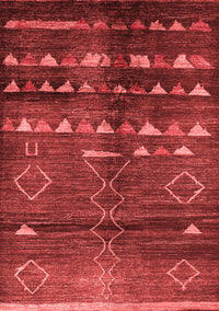 Oriental Red Industrial Rug, urb1010red