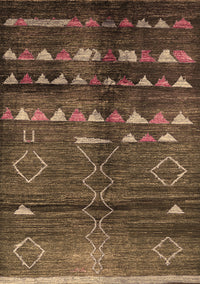 Oriental Brown Industrial Rug, urb1010brn