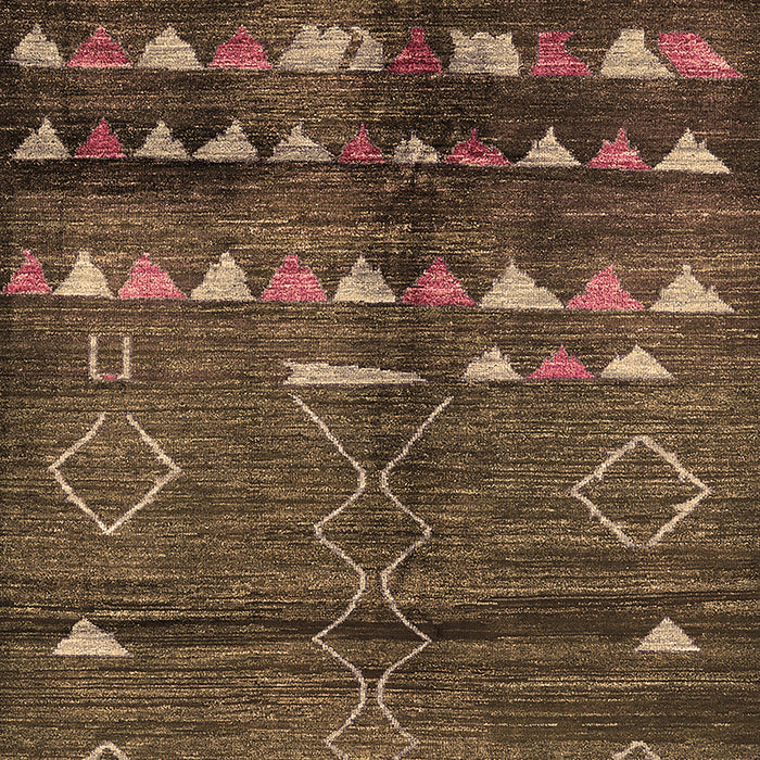 Oriental Brown Industrial Rug, urb1010brn