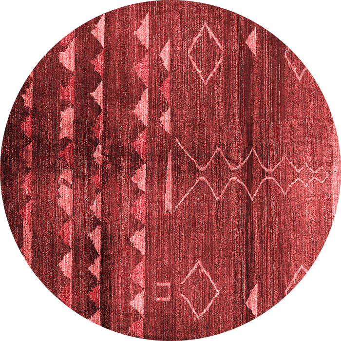 Machine Washable Oriental Red Industrial Rug, wshurb1010red