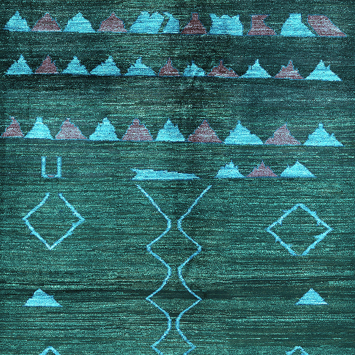 Oriental Turquoise Industrial Rug, urb1010turq