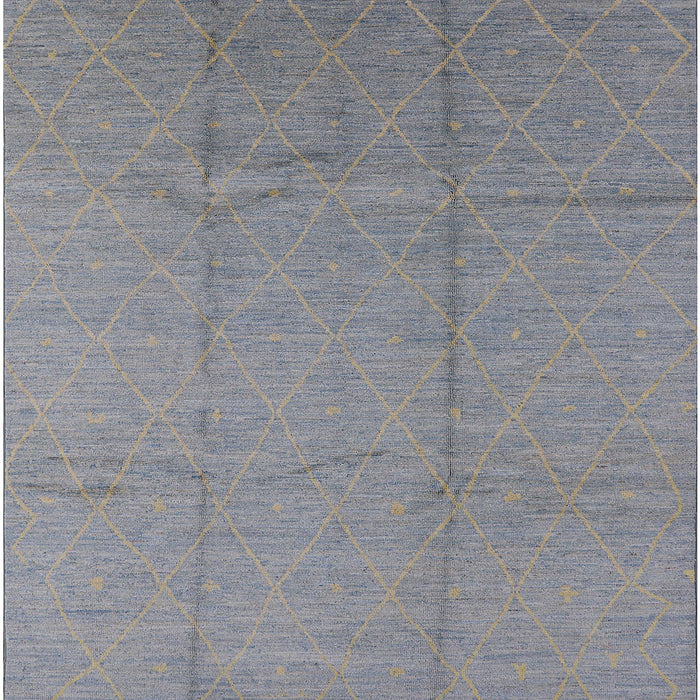 Square Machine Washable Industrial Modern Dark Gray Rug, wshurb1011