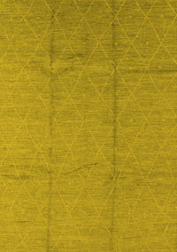 Oriental Yellow Industrial Rug, urb1011yw