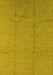 Machine Washable Oriental Yellow Industrial Rug, wshurb1011yw