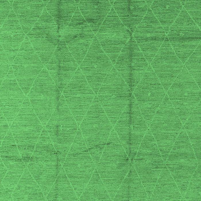 Machine Washable Oriental Emerald Green Industrial Area Rugs, wshurb1011emgrn